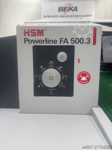 Traitement du papier HSM Powerline 500.3 HSM Powerline FA 500.3