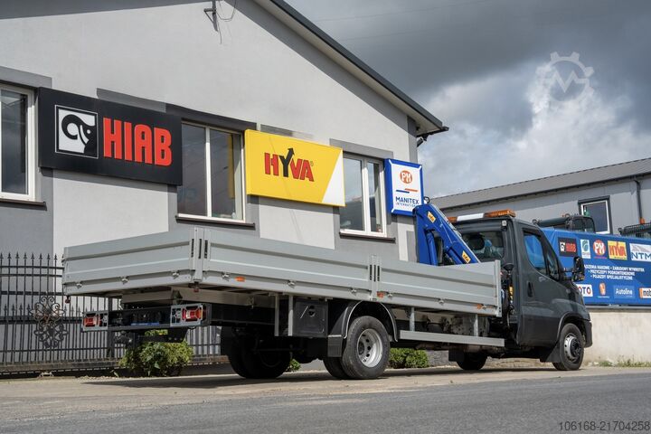 Furgon z żurawiem samochodowym Iveco Daily 70C18 Kran Hyva Pritsche 5 m