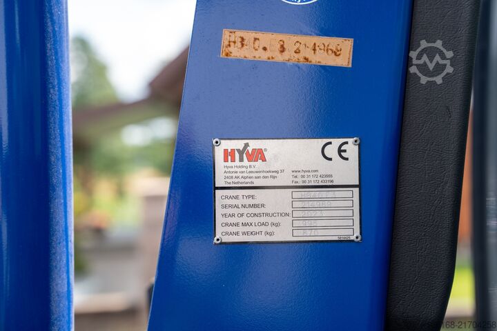 Furgon z żurawiem samochodowym Iveco Daily 70C18 Kran Hyva Pritsche 5 m