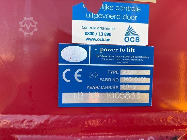 System ramion hakowych Renault C440 + HMF 2320 K3-- 3X EXT. + 6X2/4 HYDRO DRIV...