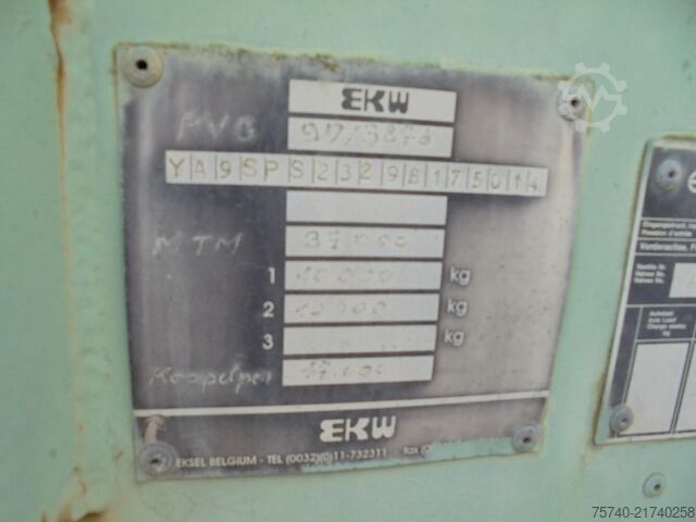 Ladepritsche EKW oplegger + KENNIS 14.000