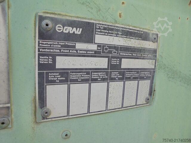 Ladepritsche EKW oplegger + KENNIS 14.000