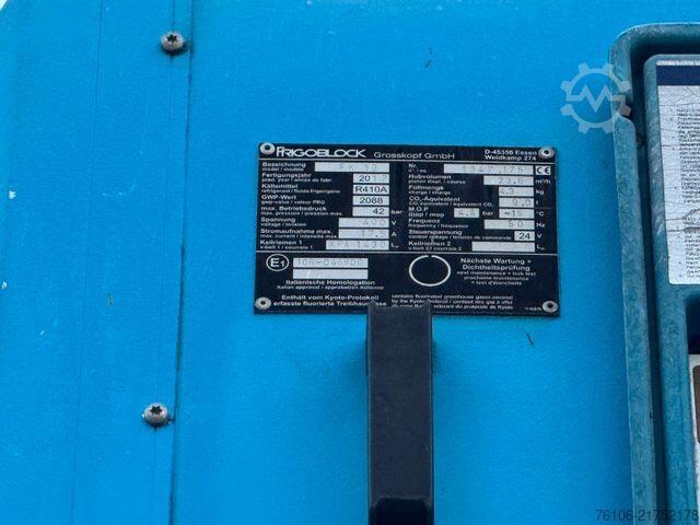 Koelwagen DAF LF 16.260 Tiefkühlkoffer mit Ladebordwand