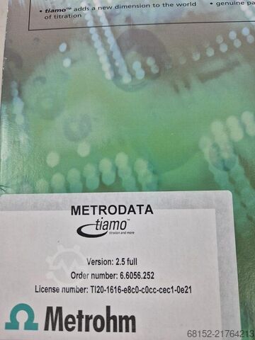 Metrohm 852 Tiranda Titration System Metrohm 852