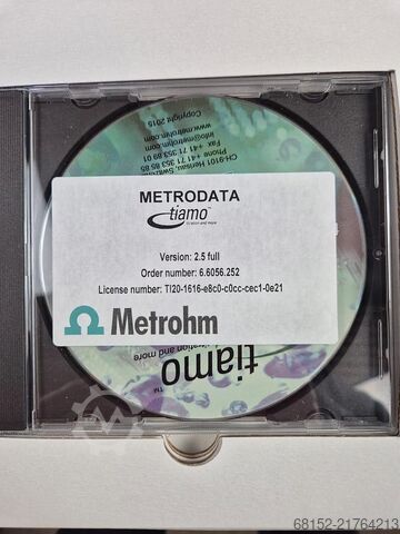 Metrohm 852 Tiranda Titration System Metrohm 852