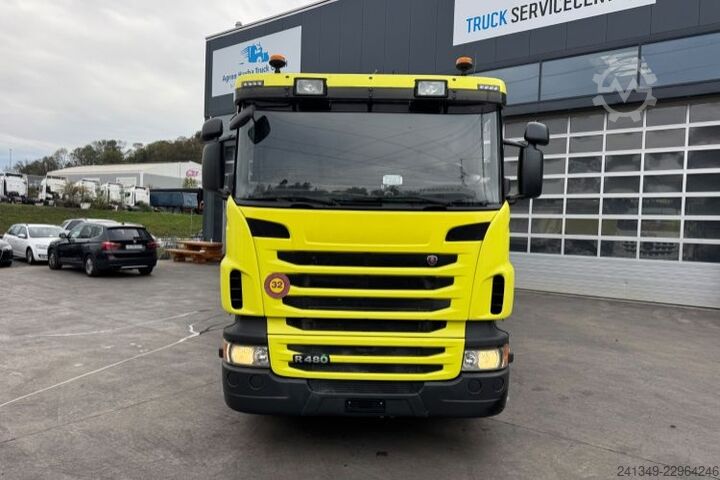 Camião-cisterna de vácuo SCANIA R480 8x4 Kaiser Aquastar 3 Recycler