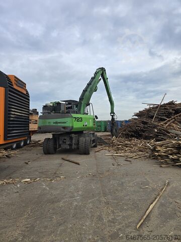 Hjullastare för trä Sennebogen 723