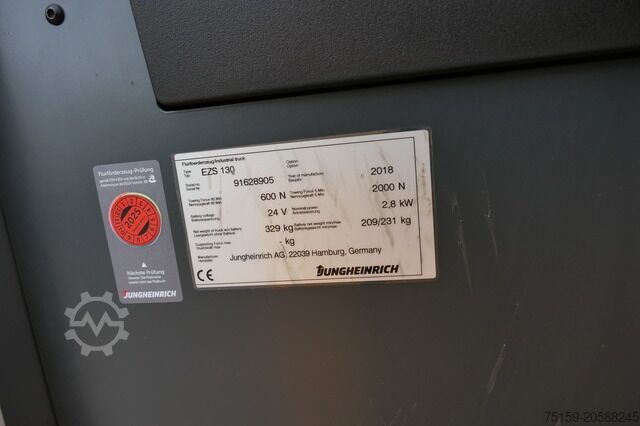 Οι υπολοιποι jungheinrich EZS 130 Schlepper Batterie 06/2021