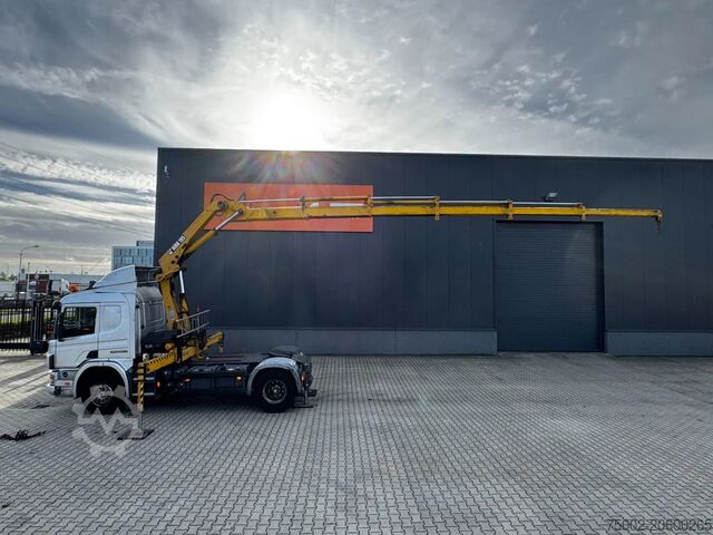 Vrachtwagen met kraan Scania P114-340 + HIAB 19-5 crane + remote / Euro-3 / ...