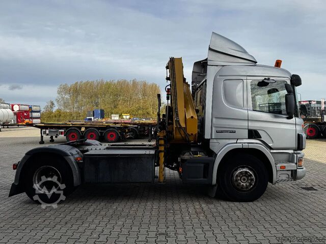 Vrachtwagen met kraan Scania P114-340 + HIAB 19-5 crane + remote / Euro-3 / ...