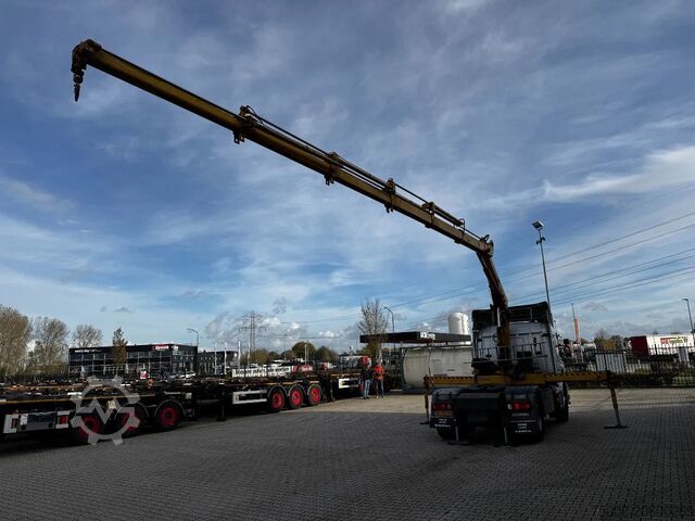 Vrachtwagen met kraan Scania P114-340 + HIAB 19-5 crane + remote / Euro-3 / ...