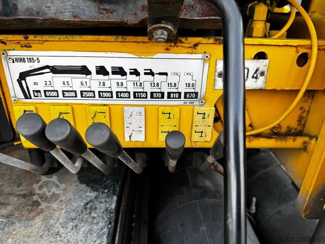 Vrachtwagen met kraan Scania P114-340 + HIAB 19-5 crane + remote / Euro-3 / ...