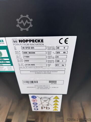 Sürücü aküsü *Sonstige 48V Batterie 625 AH Bj.2022 Kapazität 85%