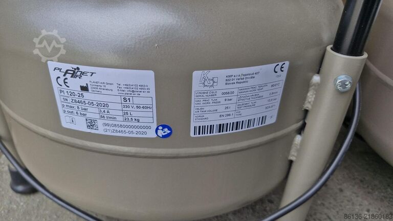 Pístový kompresor Prematic  Druckluft-Technik PI-120C