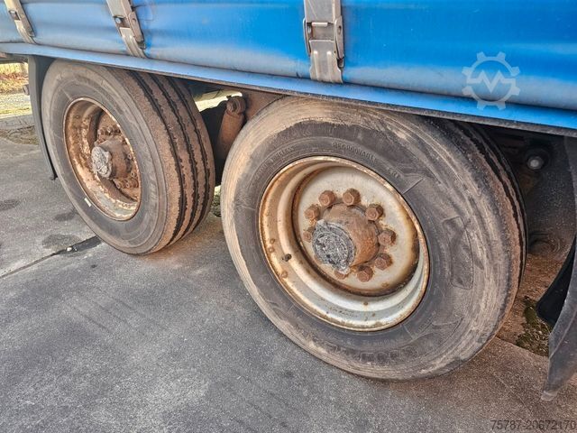 Reboque aberto com lona ACKERMANN-FRUEHAUF Tandem Gardine, Edscha,Hubdach