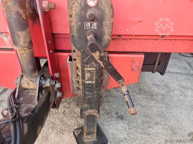 Reboque aberto com lona ACKERMANN-FRUEHAUF Tandem Gardine, Edscha,Hubdach