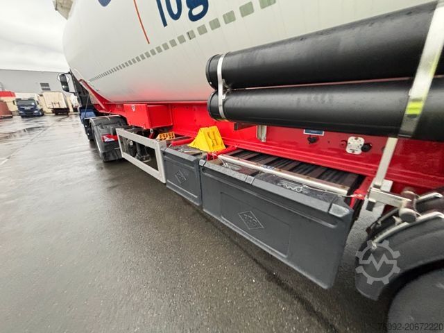 Silo semitrailer FELDBINDER KIP 63.3 + E-Hydraulik