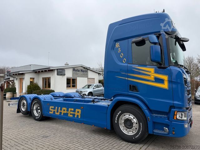 Châssis de camion SCANIA R500 Fahrgestell/LENKACHSE/Retarder/VOLLLUFT