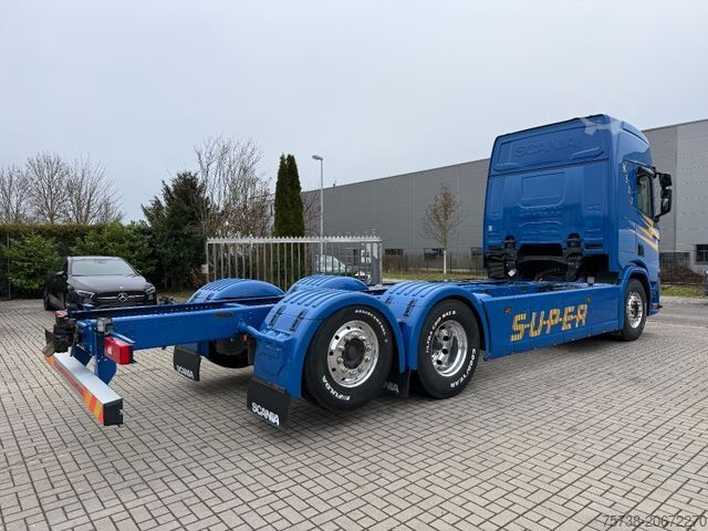 Châssis de camion SCANIA R500 Fahrgestell/LENKACHSE/Retarder/VOLLLUFT