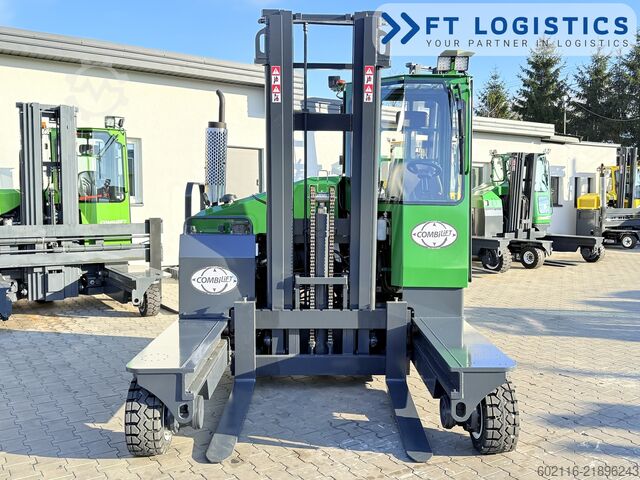 τετραπλής κατεύθυνσης περονοφόρο όχημα Combilift C5000L GAS DUPLEX 4100 POSITIONER CABIN
