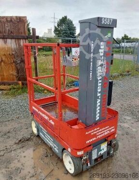 Çalışma aşamaları makas Skyjack SJ 12 Elektro 5,65 m