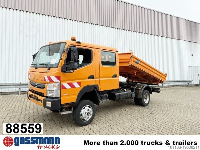 Kiepwagen bestelauto Mitsubishi Fuso 6C18D 4x4 Doka