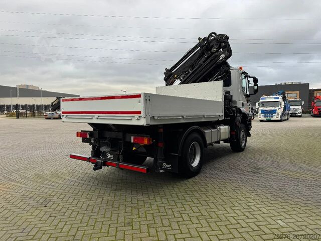 Darus teherautó Iveco Trakker 410 4x4 Hiab 244-5 + Fly jib , winch 12...