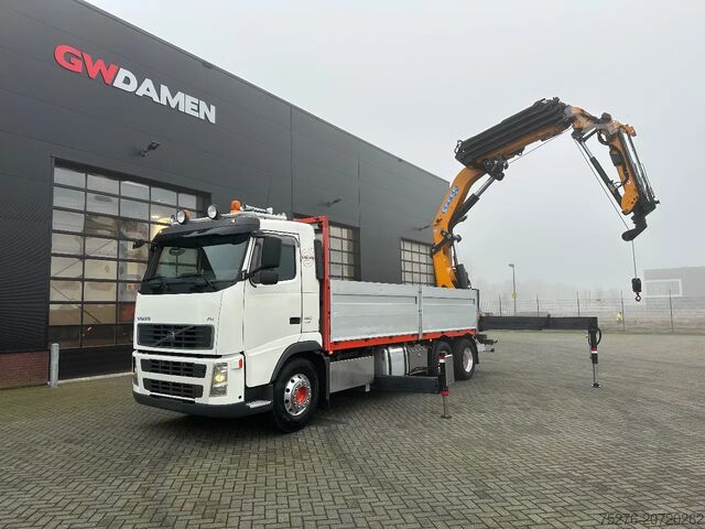 Crane truck Volvo FH 480 6x4 Effer 525/6S + Fly Jib 6S ,Winch Euro 5