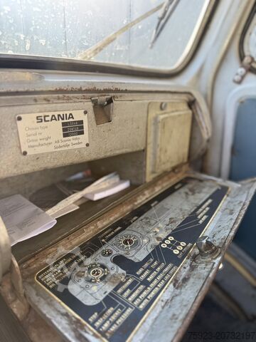 Laadplatform Scania 50 L5046 4X2 CLASSIC OLDTIMER OPEN BOX TRUCK