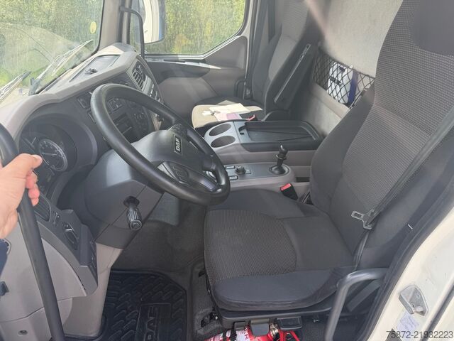 Camión plataforma con toldo DAF LF 290 19T EURO 6 TAULINER 8,85M