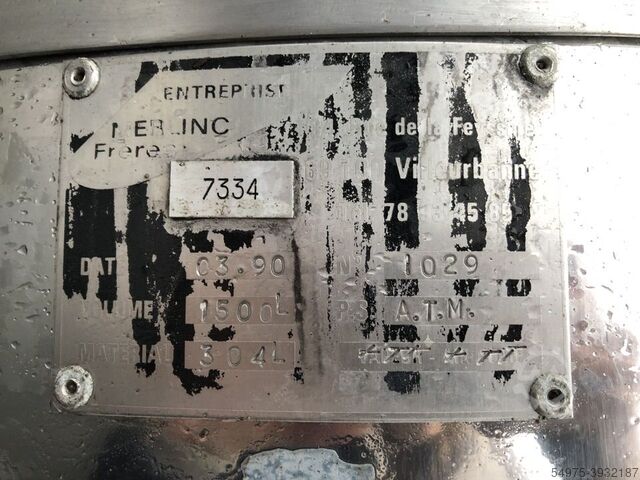 Roestvrijstalen container met isolatie 10267