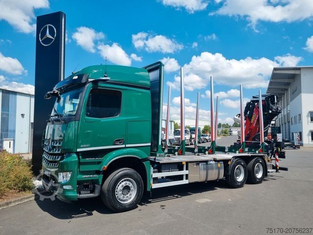 Logging truck MERCEDES-BENZ Arocs 2651 L 6x4 Palfinger Epsilon TZ12-98