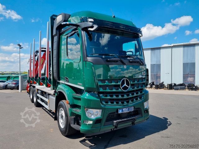 Logging truck MERCEDES-BENZ Arocs 2651 L 6x4 Palfinger Epsilon TZ12-98