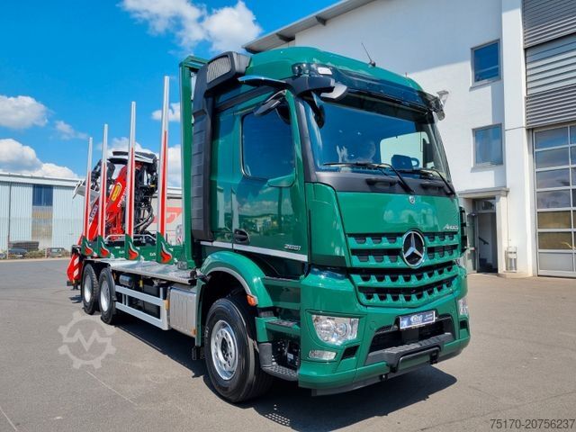 Logging truck MERCEDES-BENZ Arocs 2651 L 6x4 Palfinger Epsilon TZ12-98