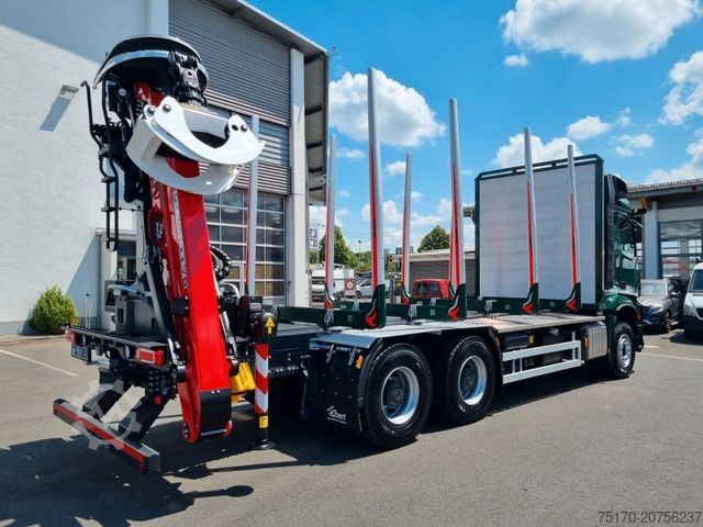 Logging truck MERCEDES-BENZ Arocs 2651 L 6x4 Palfinger Epsilon TZ12-98