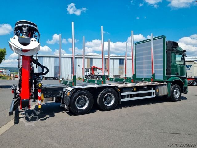 Logging truck MERCEDES-BENZ Arocs 2651 L 6x4 Palfinger Epsilon TZ12-98