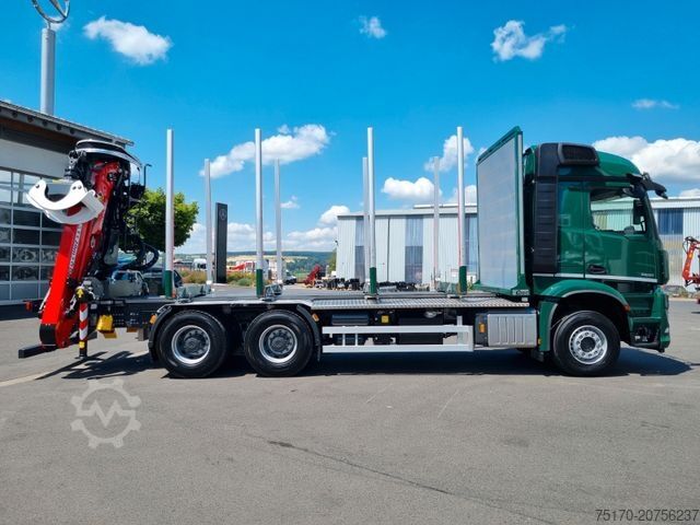 Logging truck MERCEDES-BENZ Arocs 2651 L 6x4 Palfinger Epsilon TZ12-98