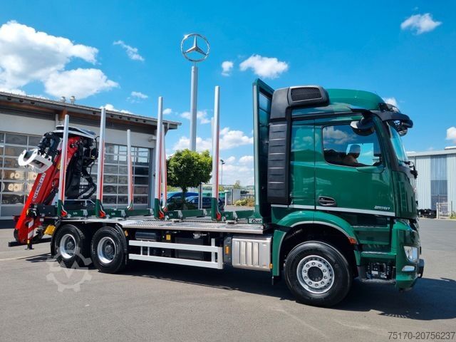 Logging truck MERCEDES-BENZ Arocs 2651 L 6x4 Palfinger Epsilon TZ12-98