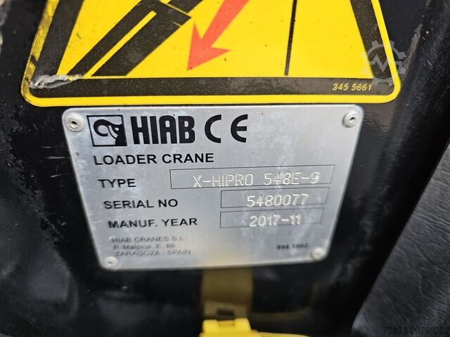 Jeřábové vozidlo Volvo FH 540 / 8x4*4 / HIAB 548E-9 CRANE/KRAN / WINCH