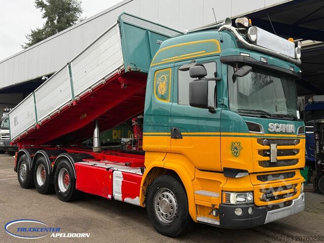 3-way tipper Scania R580 V8 8x4 Reduction axles