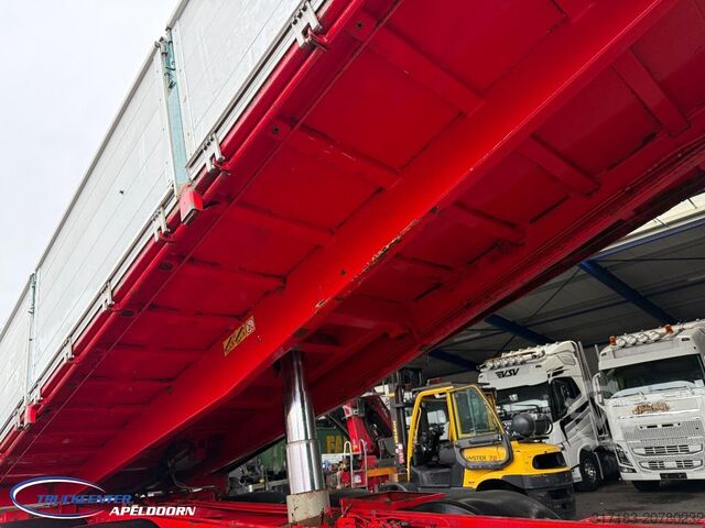 3-way tipper Scania R580 V8 8x4 Reduction axles