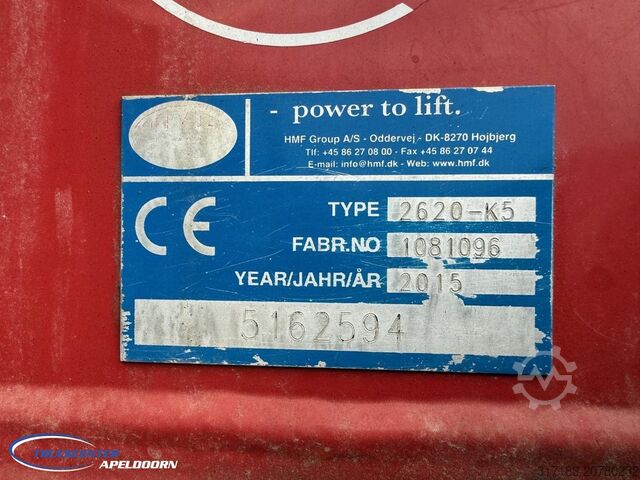 3-way tipper Scania R580 V8 8x4 Reduction axles