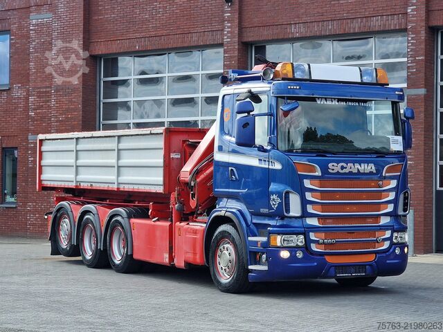 Camião-grua Scania R560 V8 8x4*4 - HIAB 244 K5 Crane / Kran / Grua...