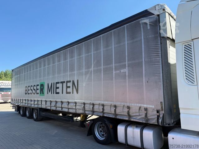 Semirremolque abierto con toldo SCHMITZ CARGOBULL SCS24 Megatrailer/Hubdach/Edscha/3-Achsen