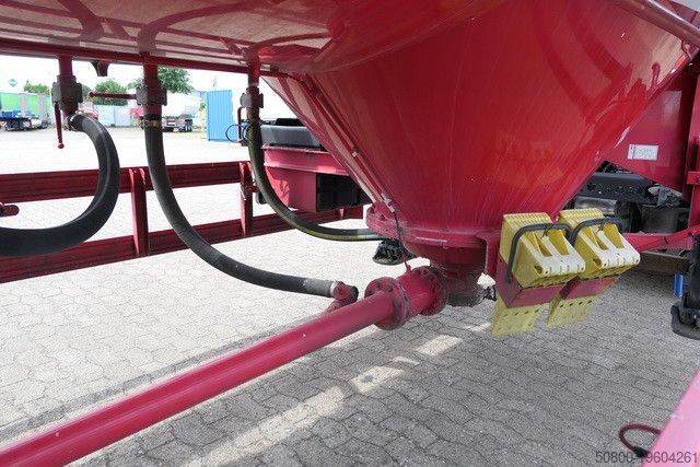 Silo oplegger SPITZER SF 2739 / 2P, 39m³, Gelenkt, 2 Kammern, BPW, ZSA