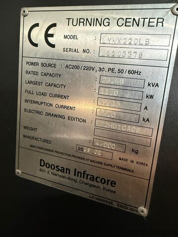 CNC strug Doosan Lynx 220LB