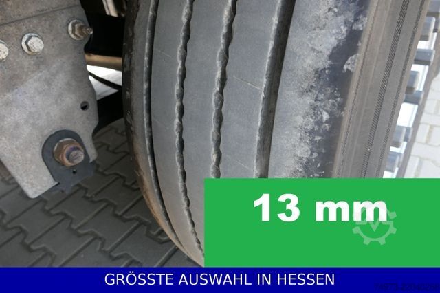 Åben sættevogn med presenning SCHMITZ CARGOBULL Liftachse Palettenkasten LED Beleuchtung ¤359.-m