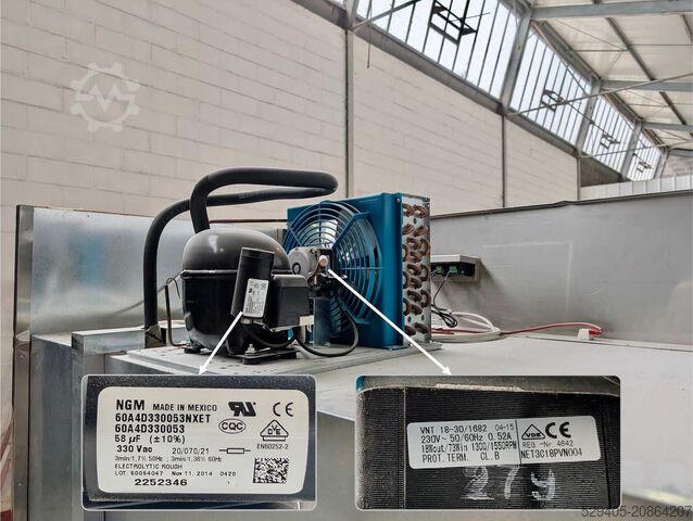 Acél hűtőszekrény Studio 54 Armadio Oasis 1400