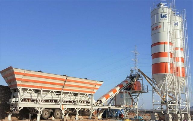 BETONBATCHIERANLAGE Mobil 100S4 SEMIX Mobil 100 S4
