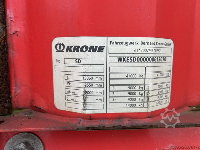 Transport objętościowy Krone Profi Liner / Mega / Curtainside / BPW Drum / N...